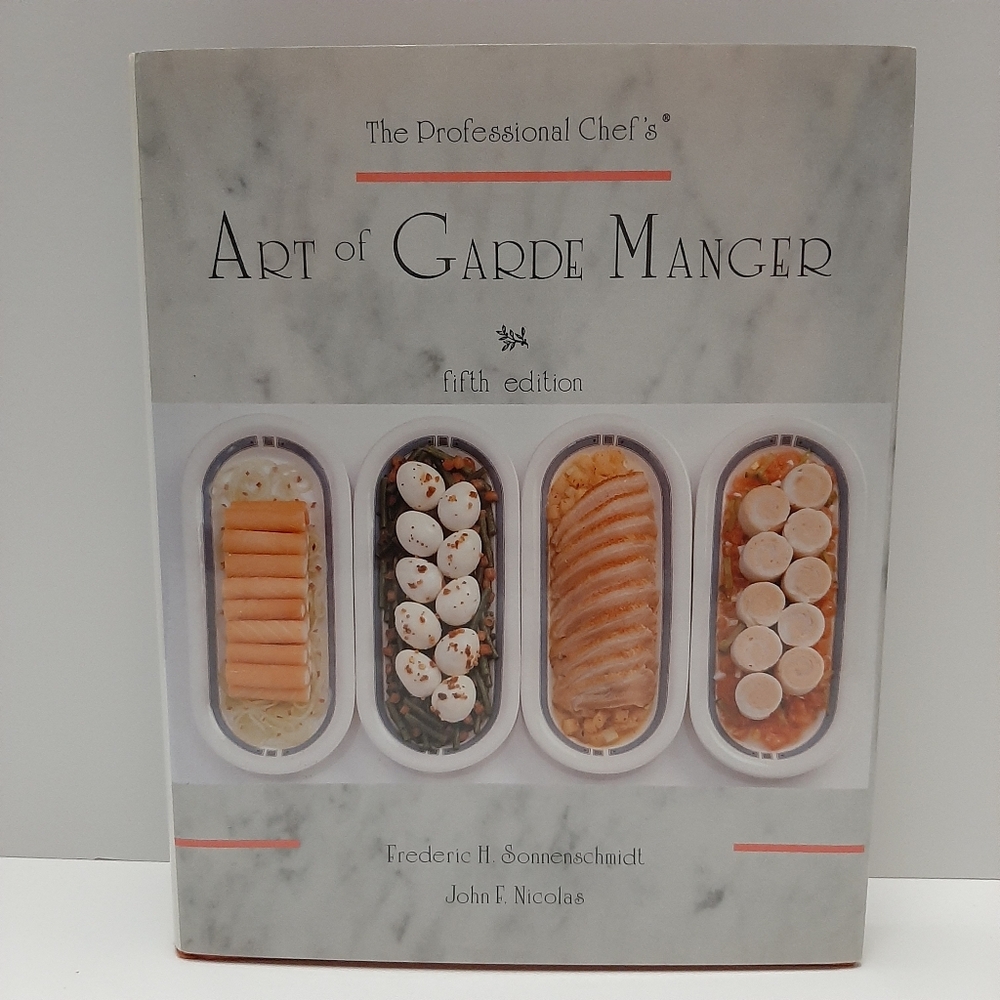 🍒The Professional Chef's Art of Garde Manger 5th Edition HC Cookbook